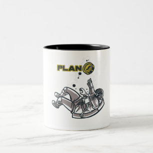 Caneca De Café Em Dois Tons Astronauta do Plano Bitamt B