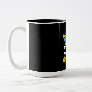 Caneca De Café Em Dois Tons Até Abelhas Ocupadas