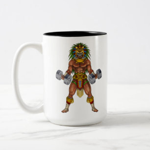 Caneca De Café Em Dois Tons Atentado do Guerreiro Asteca