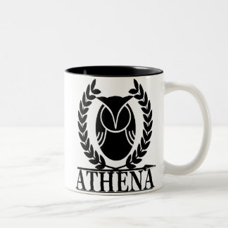 Caneca De Café Em Dois Tons Athena - deusa da sabedoria