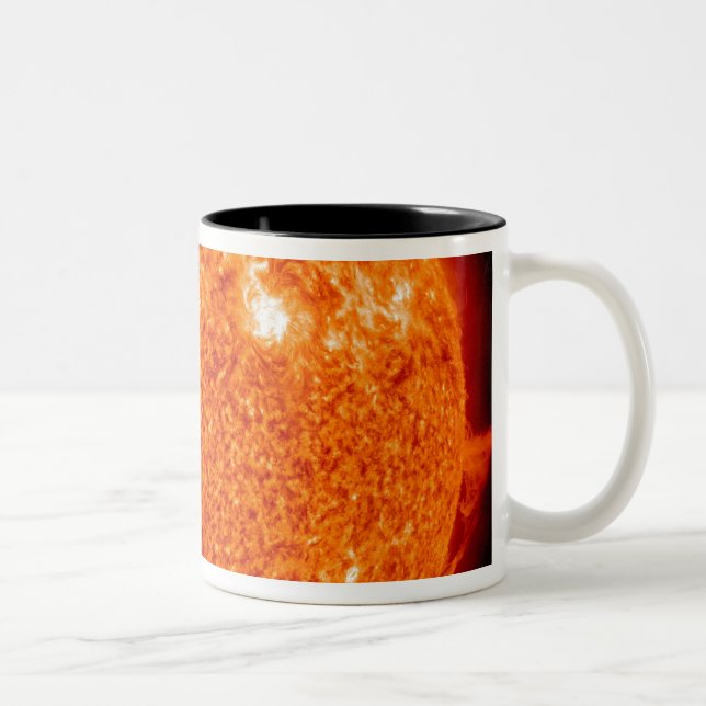 Caneca De Café Em Dois Tons Atividade solar no Sol (Direita)