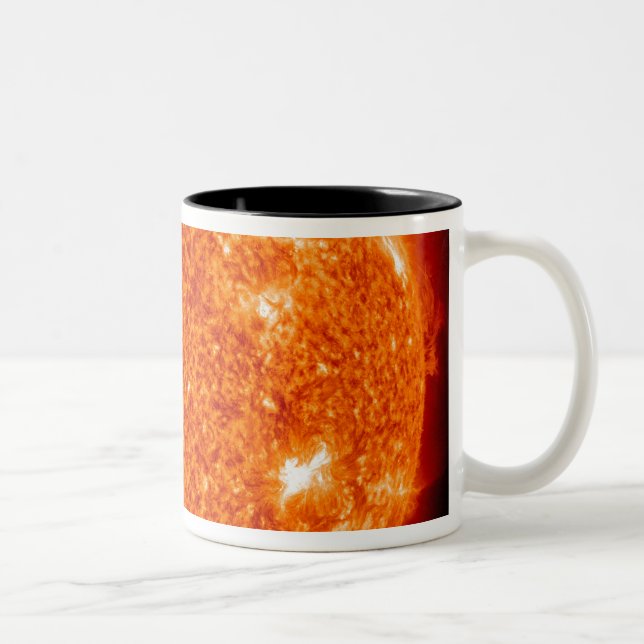 Caneca De Café Em Dois Tons Atividade solar no Sol 3 (Direita)