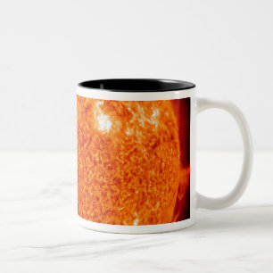 Caneca De Café Em Dois Tons Atividade solar no Sun