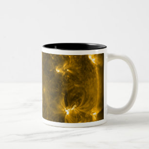 Caneca De Café Em Dois Tons Atividade solar no Sun 4