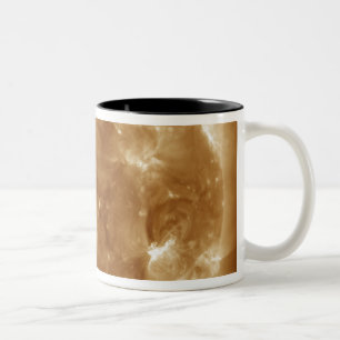 Caneca De Café Em Dois Tons Atividade solar no Sun 5