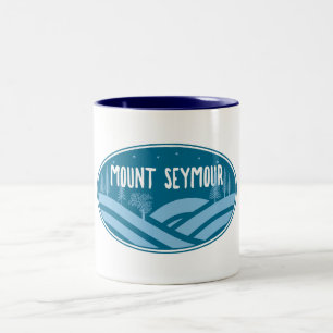Caneca De Café Em Dois Tons Atividades ao Ar Livre no Monte Seymour