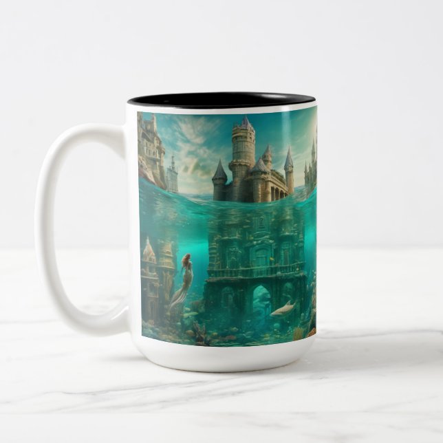 Caneca De Café Em Dois Tons Atlantis Legend (Esquerda)
