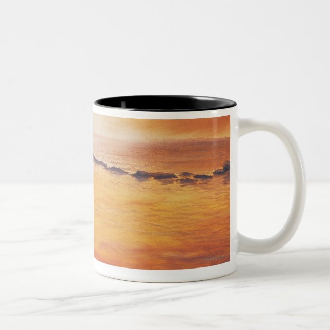 Caneca De Café Em Dois Tons Atraso (Direita)