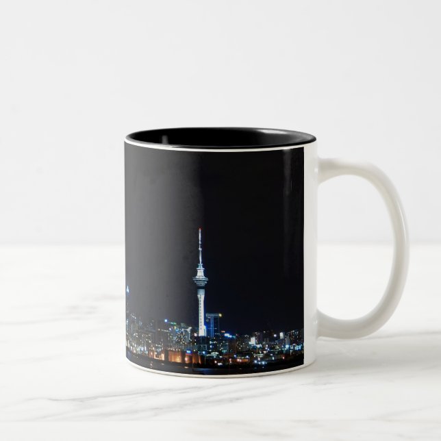 Caneca De Café Em Dois Tons Auckland incandescente (Direita)
