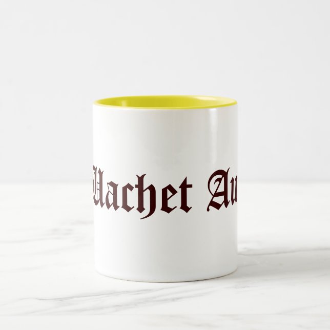 Caneca De Café Em Dois Tons Auf de Wachet! (Centro)