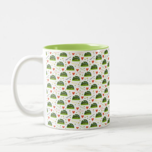 Caneca De Café Em Dois Tons Augusta Golf 12 Hole Mug (Esquerda)