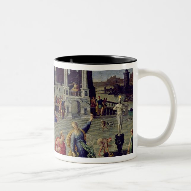 Caneca De Café Em Dois Tons Augustus e o Sibyl de Tiburtine (Direita)