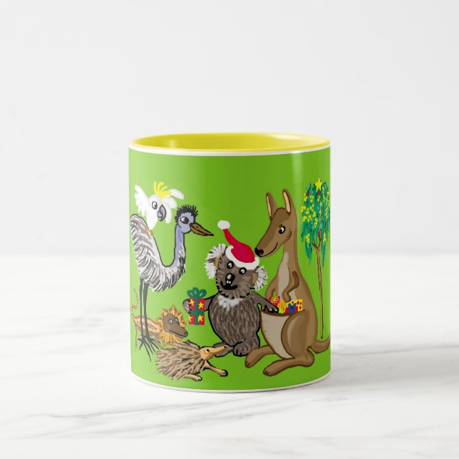 Caneca De Café Em Dois Tons aussie natal (Centro)