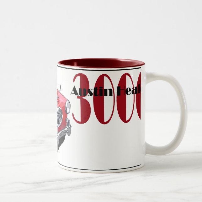 Caneca De Café Em Dois Tons Austin Healey 3000 (Direita)