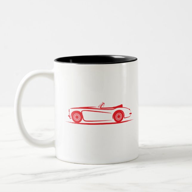 Caneca De Café Em Dois Tons Austin Healey 3000 MK II (Esquerda)