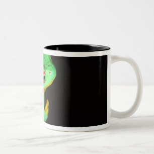 Caneca De Café Em Dois Tons Australian Red Eye Treefrog, Litoria chloris,
