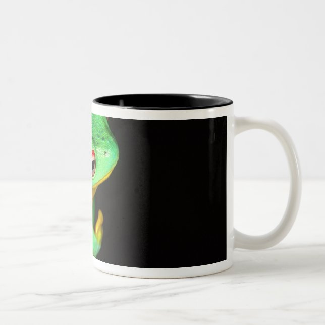 Caneca De Café Em Dois Tons Australian Red Eye Treefrog, Litoria chloris, (Direita)