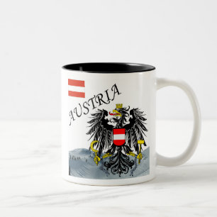 Caneca De Café Em Dois Tons Áustria - Osterreich