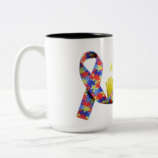 Caneca De Café Em Dois Tons Autism