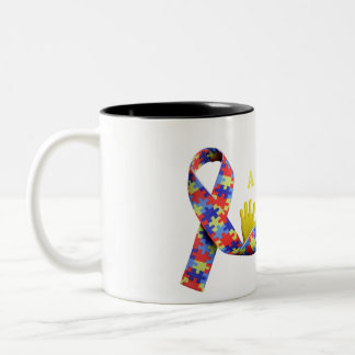 Caneca De Café Em Dois Tons Autism