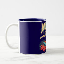 Caneca De Café Em Dois Tons Autismo é meu superpoder