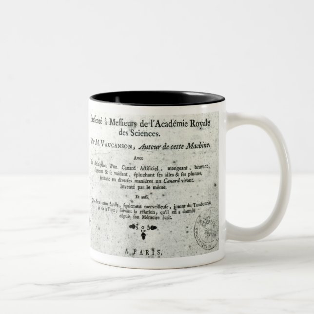 Caneca De Café Em Dois Tons Autômatos, ilustração do frontispiece (Direita)