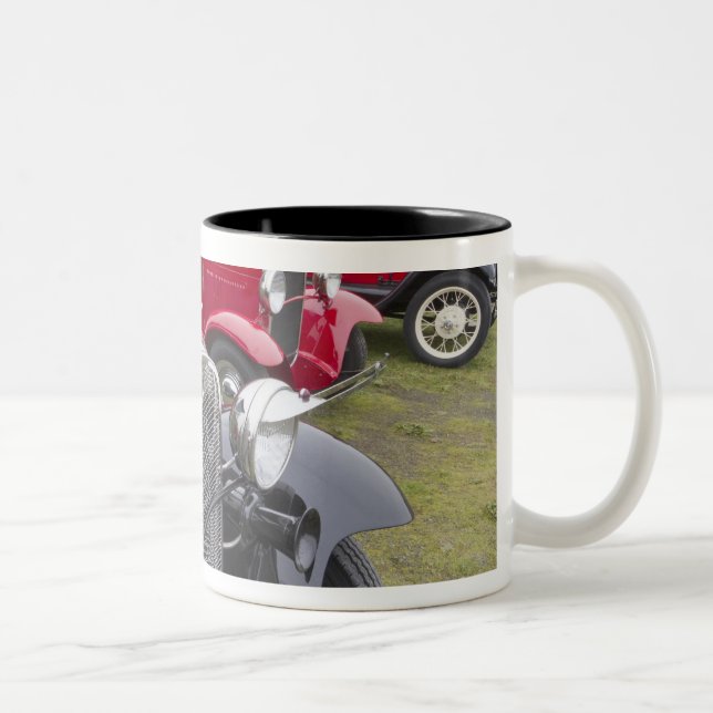 Caneca De Café Em Dois Tons Automóveis Ford antigos (Direita)