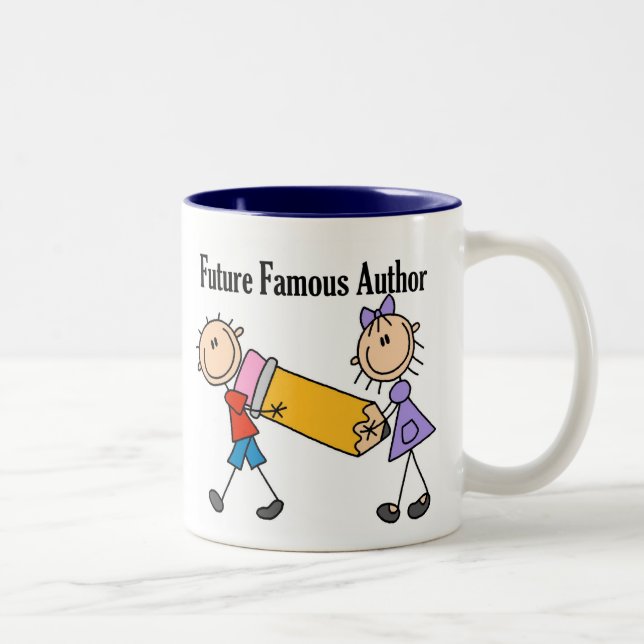 Caneca De Café Em Dois Tons Autor famoso do futuro (Direita)