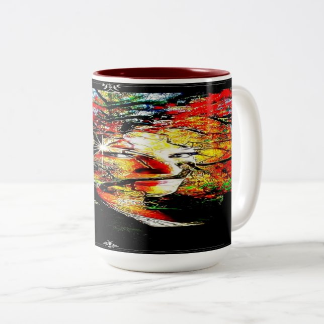 Caneca De Café Em Dois Tons Autumn Candy (Frente Esquerda)