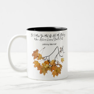 Caneca De Café Em Dois Tons Autumn Deixa Coffee Coffee Mug