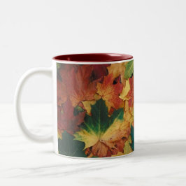 Caneca De Café Em Dois Tons Autumn Deixa Mug