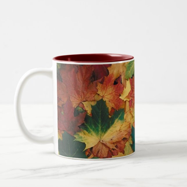 Caneca De Café Em Dois Tons Autumn Deixa Mug (Esquerda)