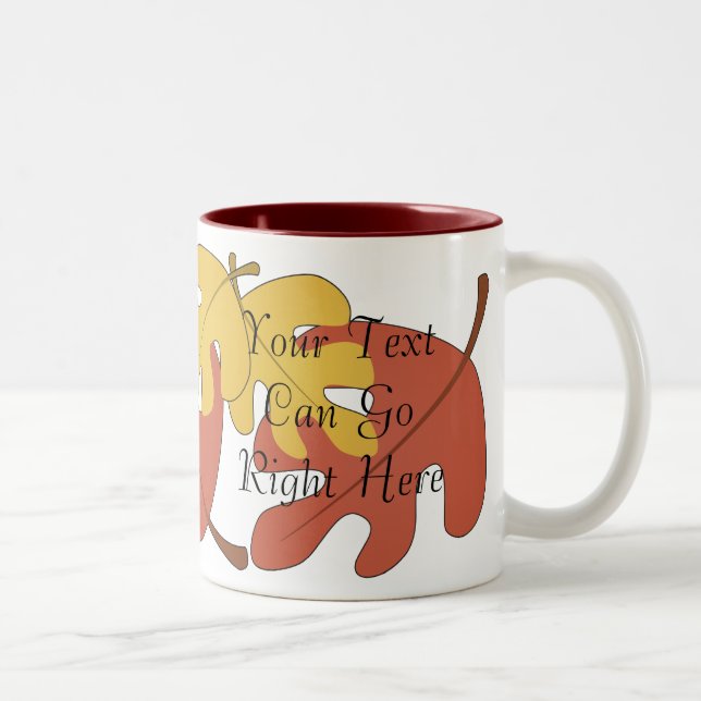 Caneca De Café Em Dois Tons Autumn Deixa Mug (Direita)