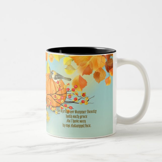 Caneca De Café Em Dois Tons Autumn Grace (Direita)