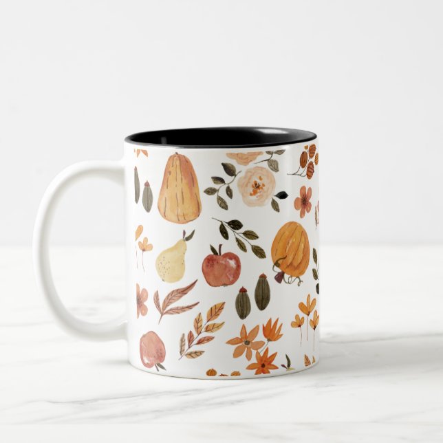 Caneca De Café Em Dois Tons Autumn 🍂 Mug (Esquerda)