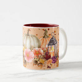 Caneca De Café Em Dois Tons Autumn Pumpkin