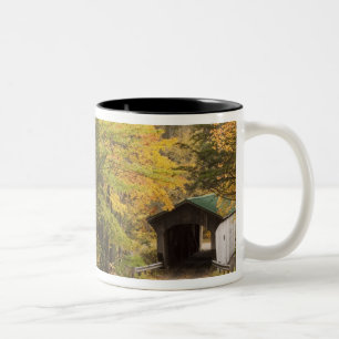 Caneca De Café Em Dois Tons Autumn, Vermont, EUA 4