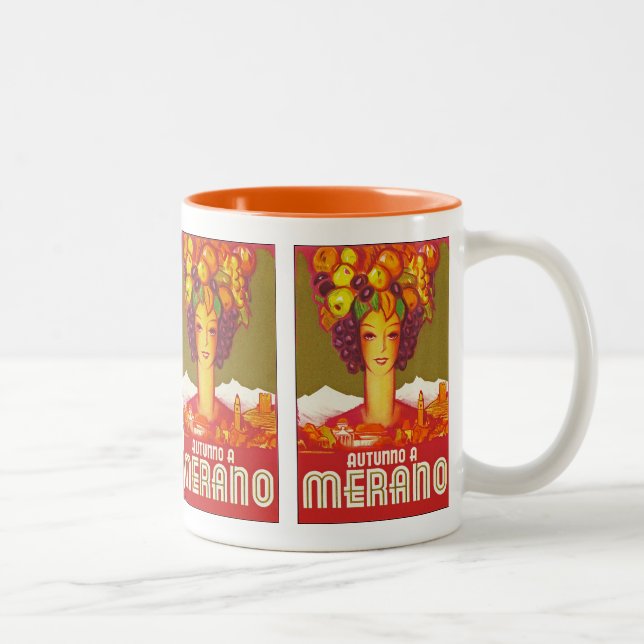 Caneca De Café Em Dois Tons Autunno a Merano (Direita)