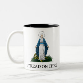 Caneca De Café Em Dois Tons Ave Maria