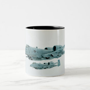 Caneca De Café Em Dois Tons Aviões A-10
