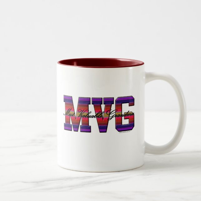 Caneca De Café Em Dois Tons Avó (Direita)