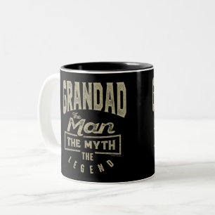 Caneca De Café Em Dois Tons Avô, A Legenda