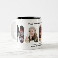 Avó Colagem de Fotos Personalizada para a Vovó