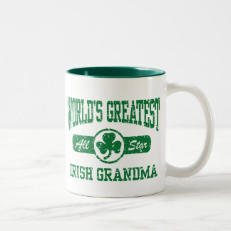 Caneca De Café Em Dois Tons Avó Irlandesa