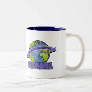 Caneca De Café Em Dois Tons Avó Mais Incrível do Mundo