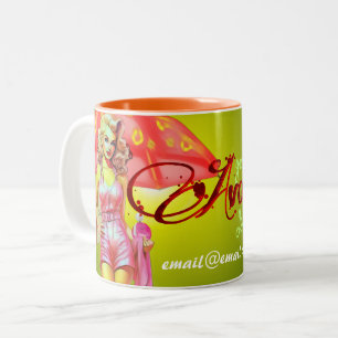 Caneca De Café Em Dois Tons Avon Party Obrigado