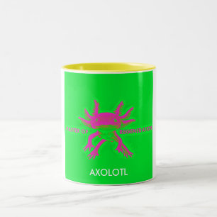 Caneca De Café Em Dois Tons axolotl