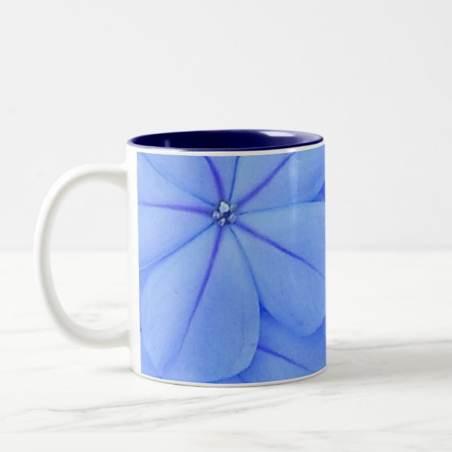 Caneca De Café Em Dois Tons Azul (Esquerda)