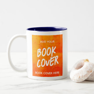Caneca De Café Em Dois Tons Azul de inicialização do Promocional Autor do Cobr