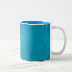 Caneca De Café Em Dois Tons Azul Oceano